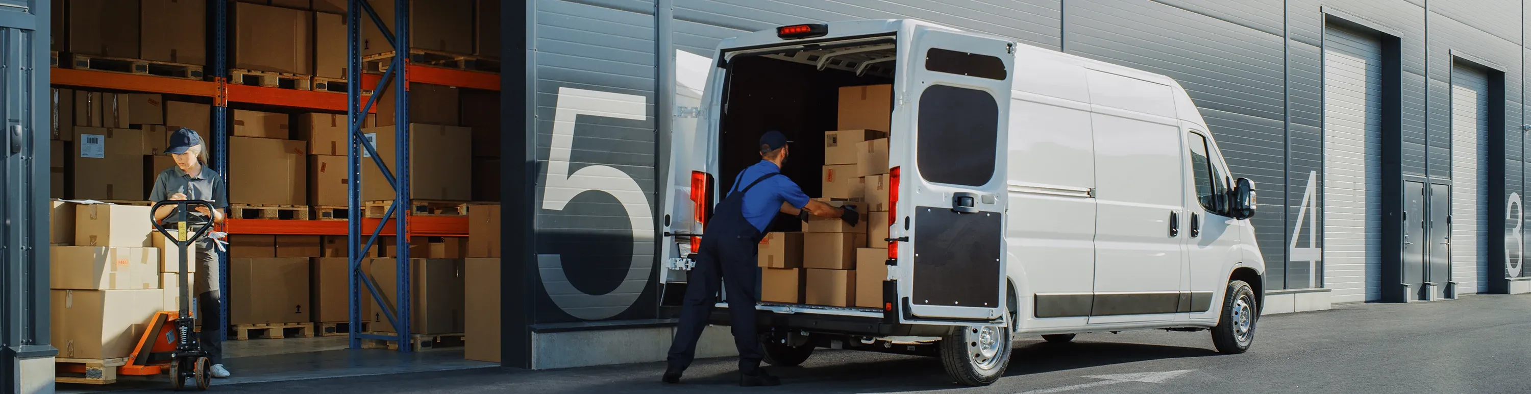 Kurierdienst, Expressdienst und Paketdienst Fahrzeug Leasing