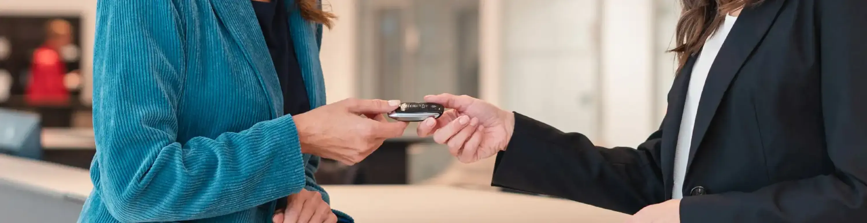 Schl&uuml;ssel&uuml;bergabe f&uuml;r Ersatzmobilit&auml;t